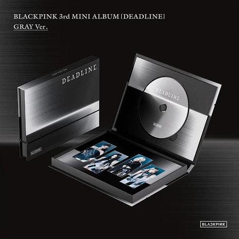 [ON BACK-ORDER] [SHIPS IN 2-3 WEEKS] BLACKPINK - DEADLINE 3RD MINI ALBUM GRAY Ver.