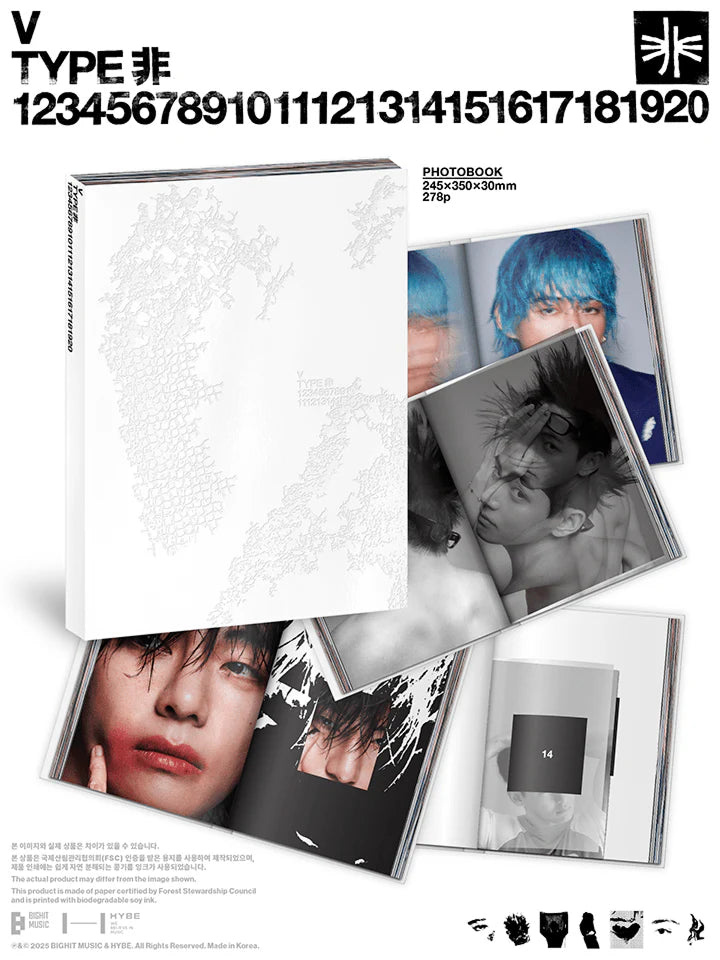 [PREORDER] BTS V - TYPE 非 PHOTOBOOK (POB Choice)