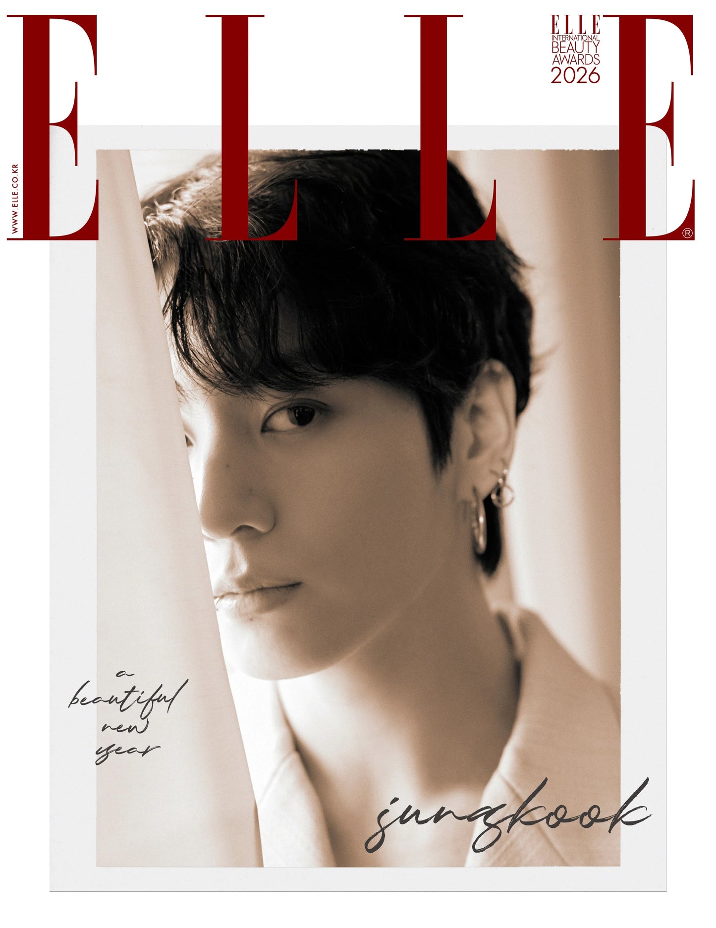 [PREORDER] ELLE - [2026 January] - Cover : BTS JUNGKOOK