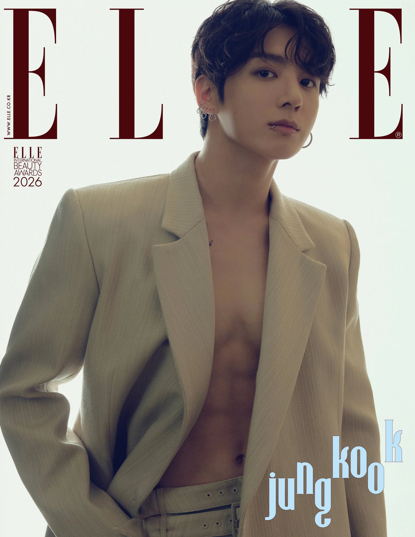 [PREORDER] ELLE - [2026 January] - Cover : BTS JUNGKOOK