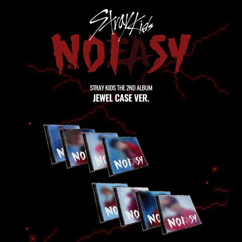 STRAY KIDS - NOEASY [2ND ALBUM] JEWEL CASE Ver.