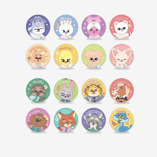 Stray Kids SKZOO Glitter Can Badge [ZOOTOPIA 2 X SKZOO Pop Up Store MD] (Random)