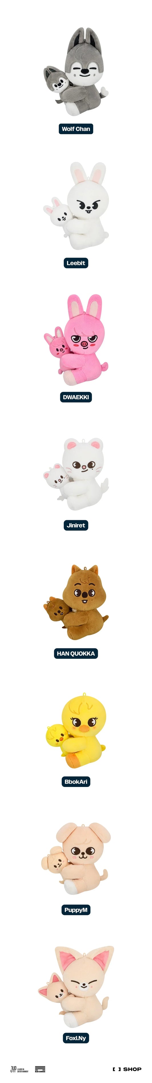 Stray Kids [dominATE : celebrATE] SKZOO Magnet Plush Set (Member Choice)