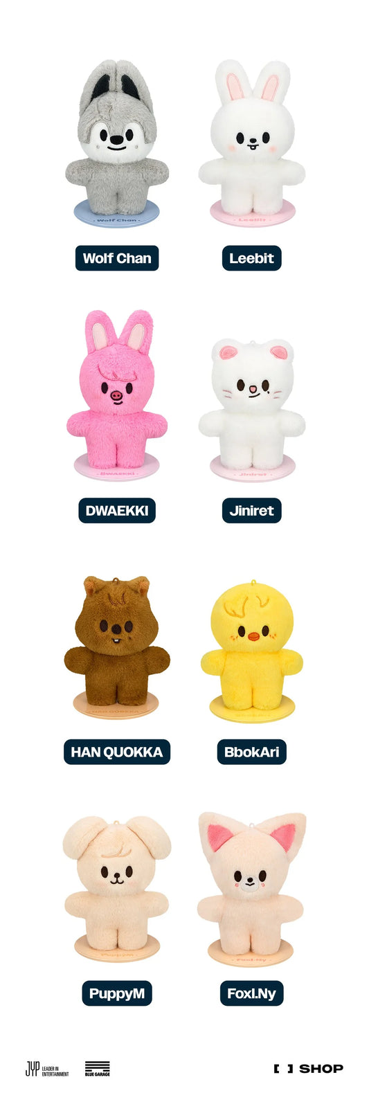 Stray Kids [dominATE : celebrATE] SKZOO Plush Standing Ver. (Member Choice)