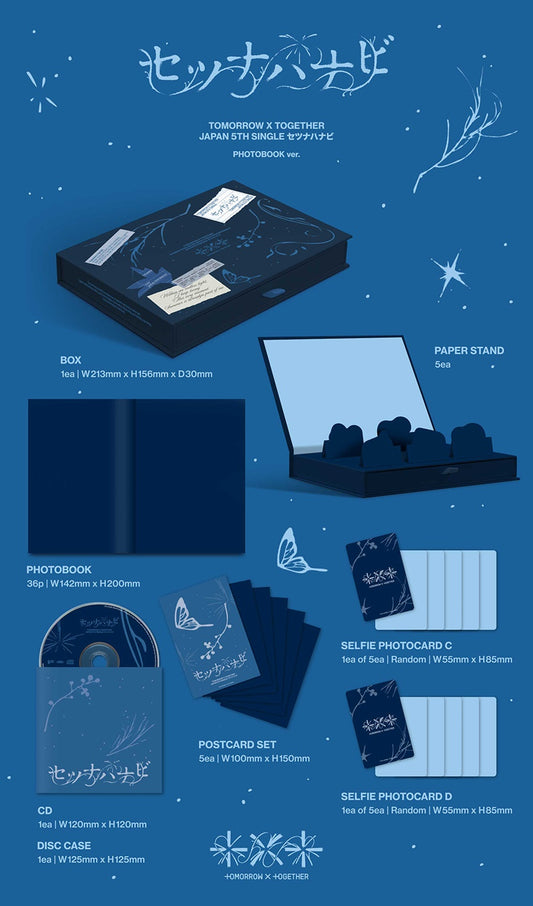 [PREORDER] [SHIPS IN SEPT-OCT] TXT – JP 5th SINGLE [Setsuna Hanabi] (Photobook Edition)